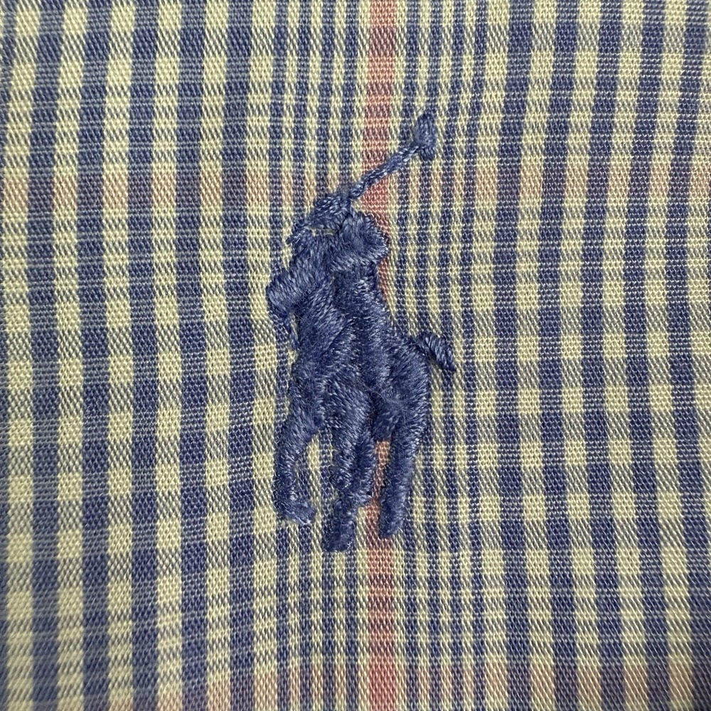 Ralph Lauren Vintage Yarmouth Shirt Mens 17.5 34/35 Plaid Button Down Cotton - Picture 4 of 9